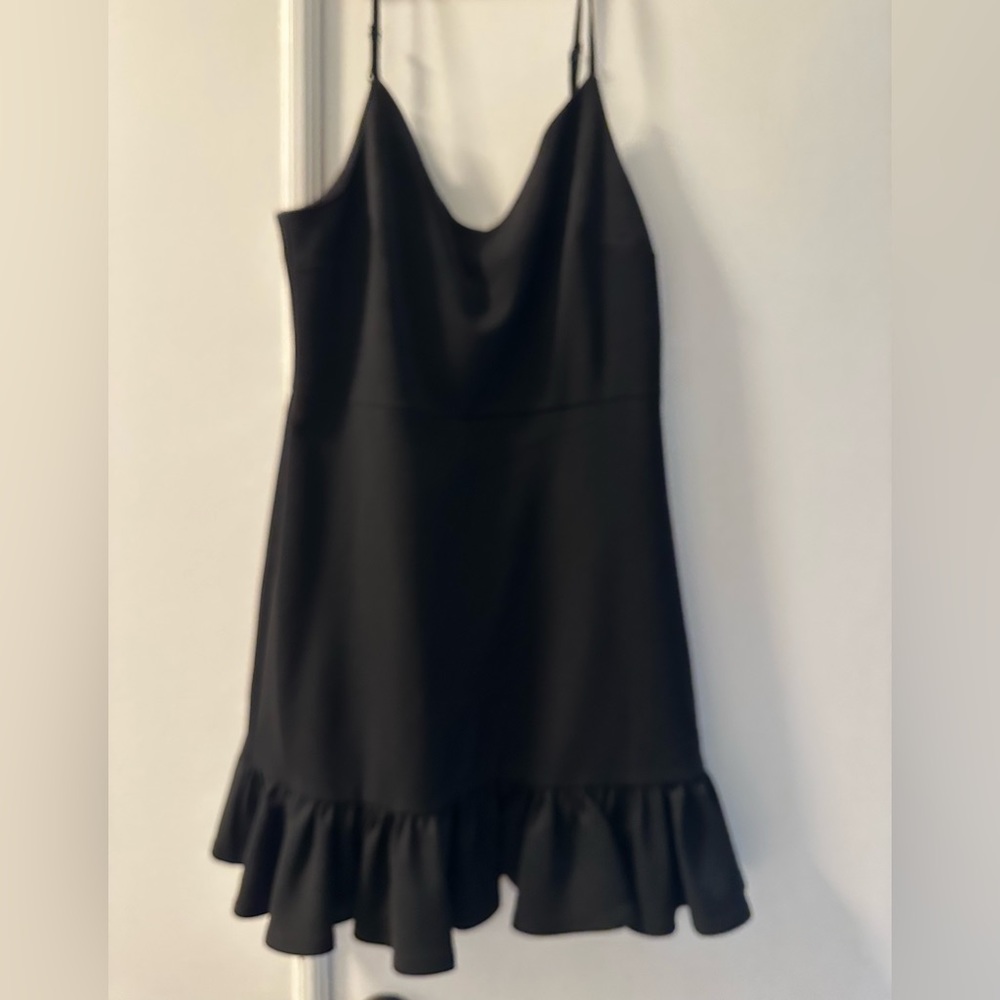 Black cocktail dress